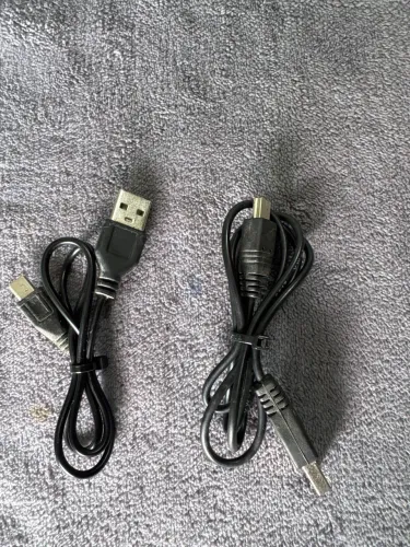 2x Cabo de carregamento Mini Usb de 5 pinos V3 para controlar câmeras GPS Ps3