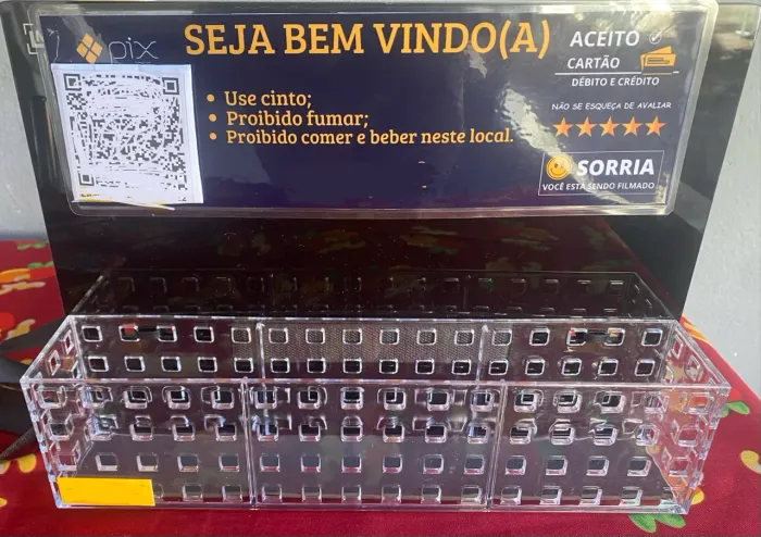 Expositor em acrílico