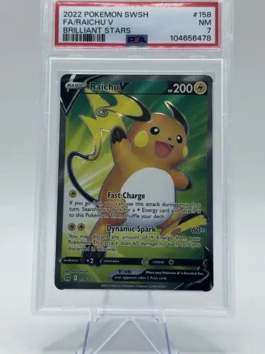 ? RAICHU V 158/172 FULL ART ? POKÉMON ORIGINAL ?
