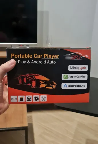 Multimídia Portátil para Carro | Portable Car Player Multimídia - CarPlay e Android Auto