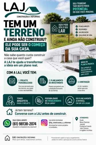 Construa sua casa do seu jeito!