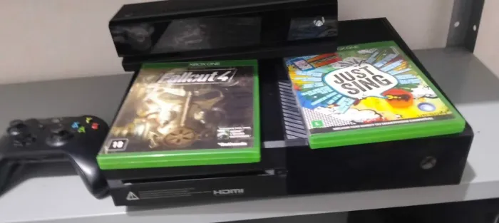 XBOX ONE + KINECT + CONTROLE + JOGOS 