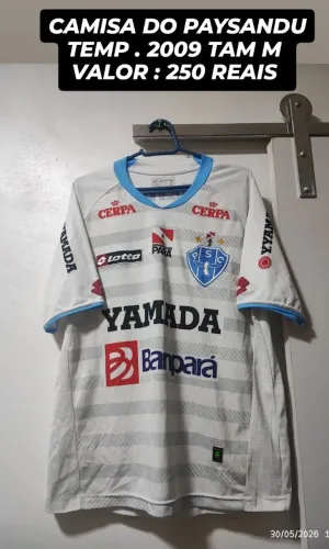 Vendo Camisa do Paysandu LOTTO TEMP.2009 TAM M , Muito bem conservada