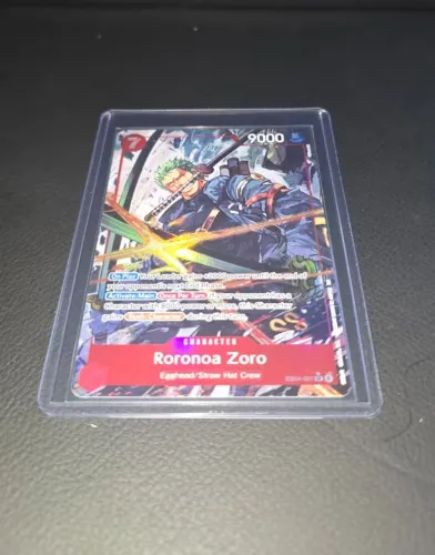 Carta One Piece TCG Roronoa Zoro EB04-007 SR Inglês NM