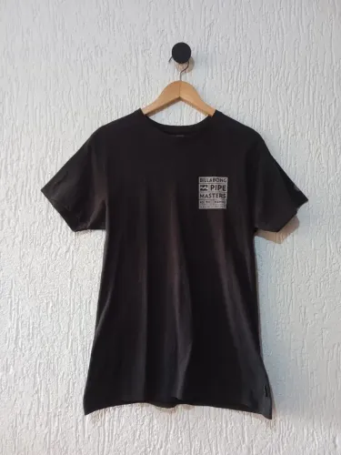 camiseta billabong pipe masters andy irons wsl preta tam p relíquia