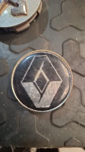 Emblema Renault Prata Para Roda Esportiva