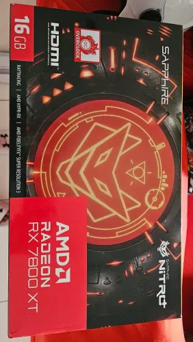 Placa de Vídeo Sapphire Nitro+ AMD Radeon RX 7800 XT 16GB