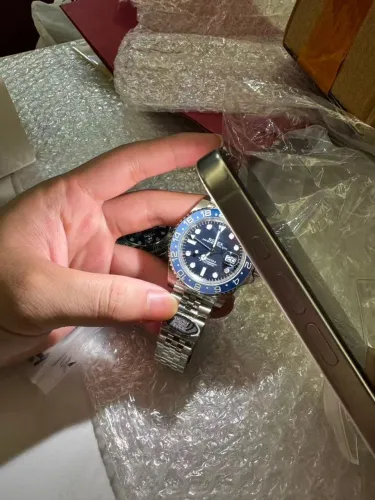 Relógio estilo Rolex GMT super clone movimiento 3285 fábrica clean