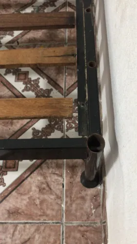 Cama de solteiro metal 