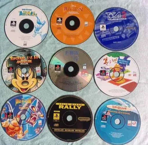 jogos Originais da PlayStation1 e 2 so relíquia venda por unidade apartir de 80 reais