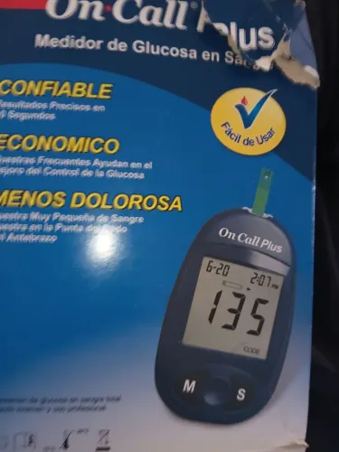 Medidor de Glicose em Sangue + fitas