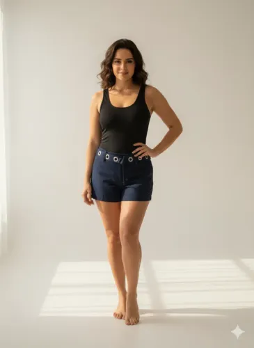 Short social feminino