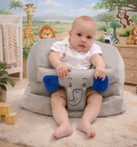 Sofazinho estofado para bebê