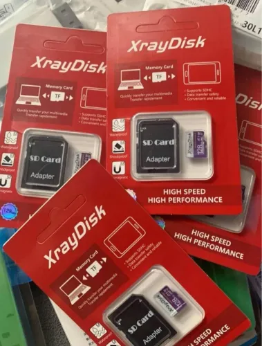 Cartão de Memória XrayDisk 128GB com Adaptador SD