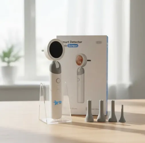Smart Detector com Tela - Endoscópio Digital com Câmera HD, Foto, Vídeo e Zoom