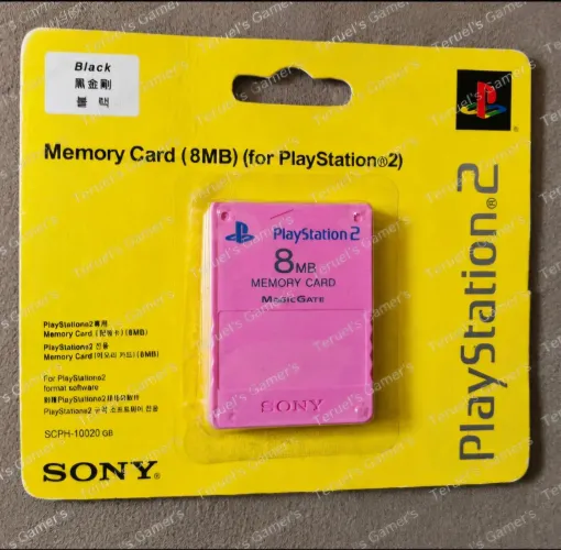 Memory Card Play2 Rosa Pink Original 