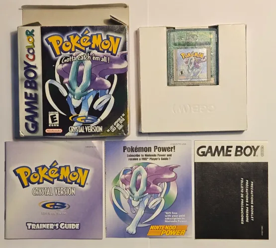 Pokémon Crystal - Game Boy Color (CIB)