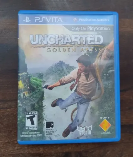 JOGO PSVITA UNCHARTED : GOLDEN ABYSS