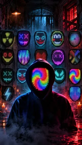 Mascara Led Halloween