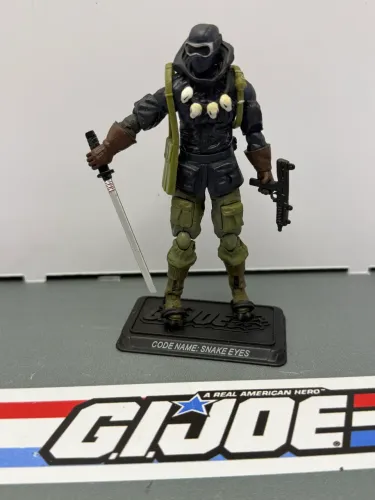 Gi Joe 25th Snake Eyes Arctic Trooper v35 - 2008 comandos em ação