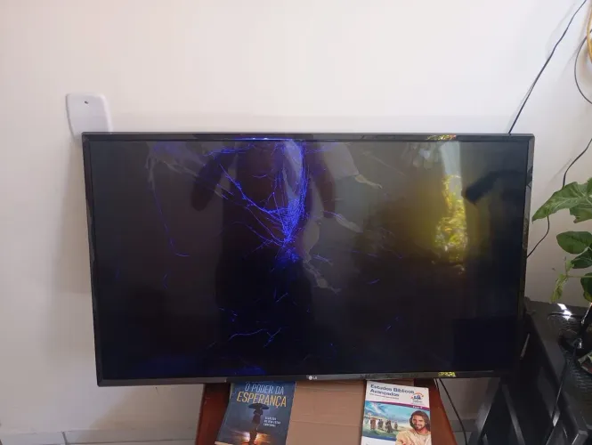TV de 43 caiu e quebrou a tela pra vende 70