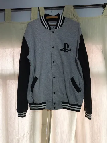 Jaqueta College Moletom Playstation, Banana Geek, Adulto Unissex