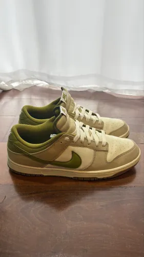 Tênis nike Dunk Original verde e beige