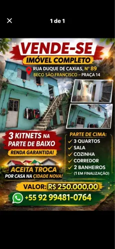 Vende se Casa com 3 kit net