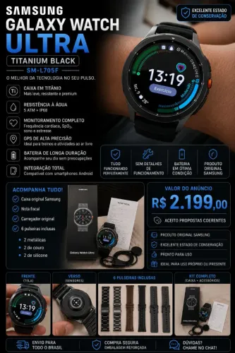 Galaxy Watch Ultra Zerado