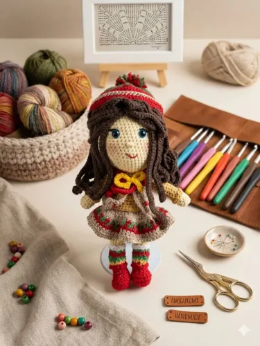 Boneca de Croche luna