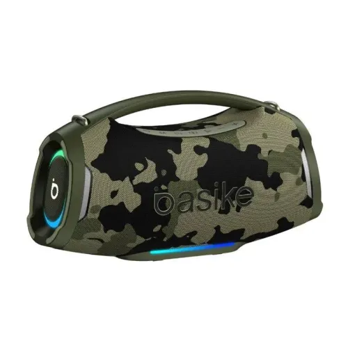 Caixa de som Boombox Basike rad 438 200w camuflada