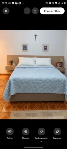 Cama de casal modelo japonês em MDF de 50mm