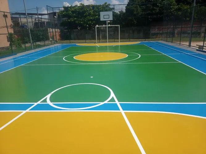 Pintura de quadras poliesportiva $55,00