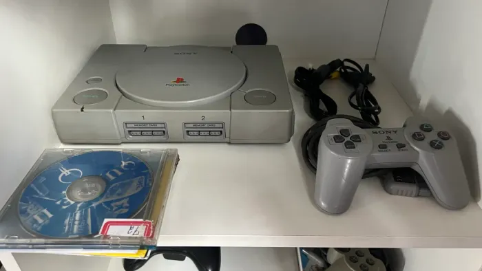 PlayStation 1 fat completo controle original