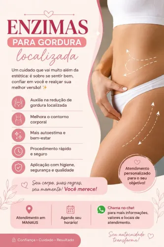Enzimas para gordura localizada 