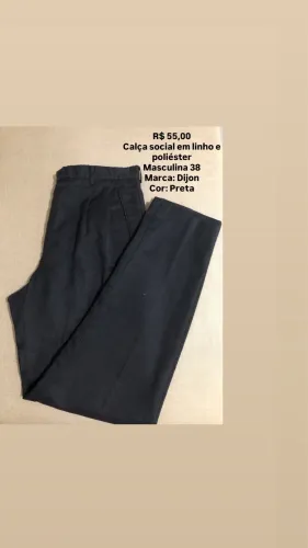 Calça Social Masculina 42 Dijon
