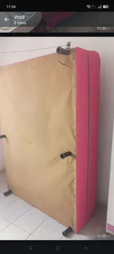 Cama box casal.de espuma