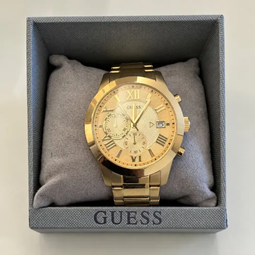 Relógio Guess U0668G4 masculino dourado ? novo com caixa