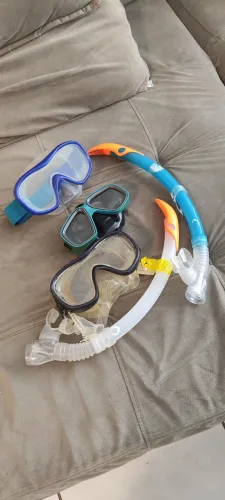 MÁSCARAS DE MERGULHO E SNORKEL - SUPER OFERTA!