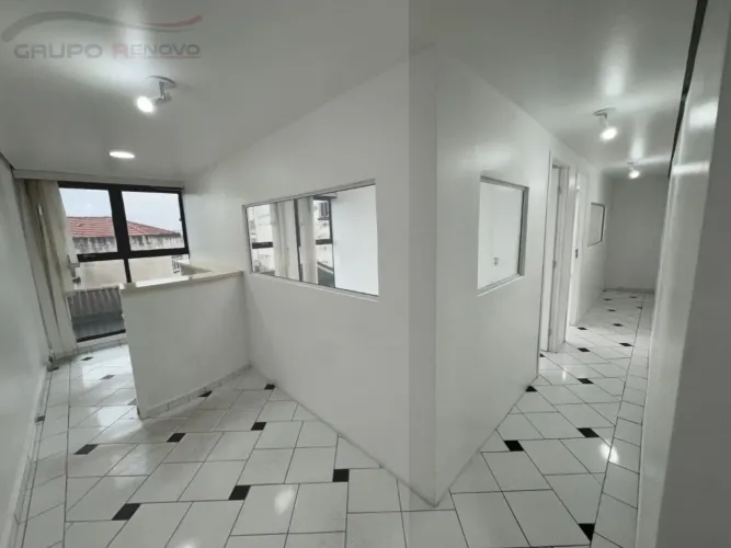 Locação, Sala com 4 salas, 60m² com A/C em Santo Amaro. Próx. Metrô Largo 13 e Adolfo Pinh