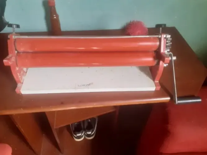 Cilindro laminador de massa manual para pastel