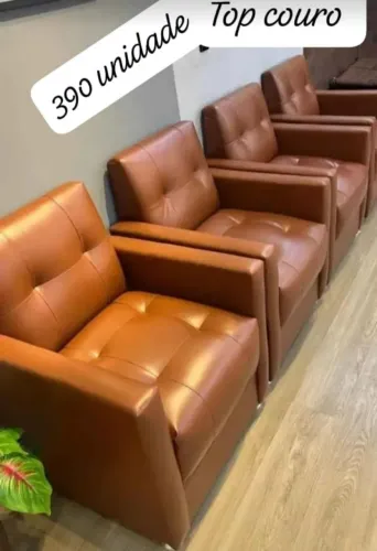 Poltronas em top couro  RS 390,00 sob encomenda  cores desejadas contato (98) 9  * 