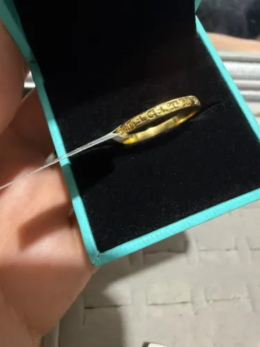 Anel felicidade em Ouro 18k/ Garantia/ Loja física