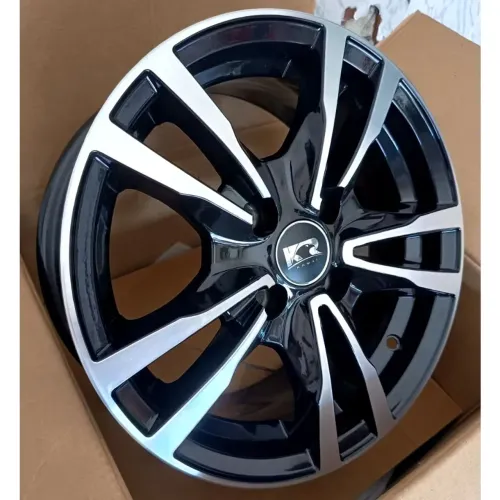 Roda liga leve top de linha krmai k64 aro 14 com adaptadores para qualquer carro aro 14