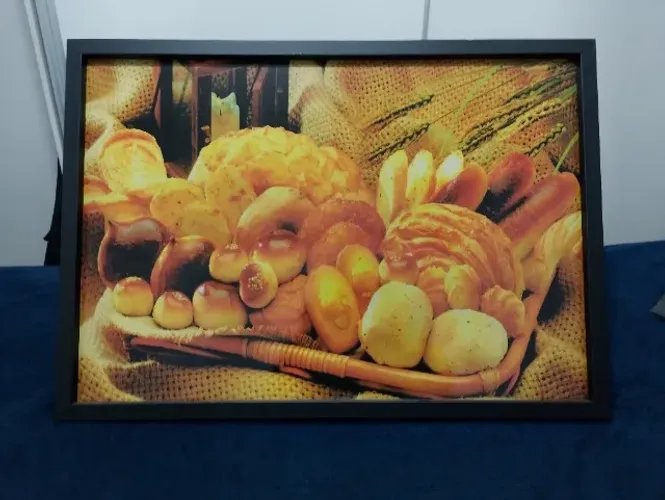 Quadro Decorativo Rústico Tema Padaria / Café da Manhã (68 x 48 cm)