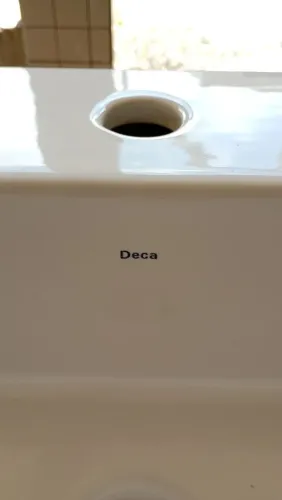 Cuba Deca de porcelana branca para banheiro 