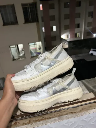 Tênis original Nike Court Vision Alta branco