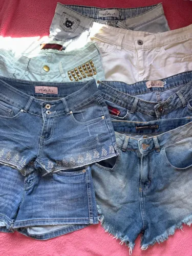 Lote de shorts jeans