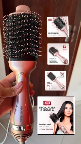 Escova de cabelo semi nova 75,00
