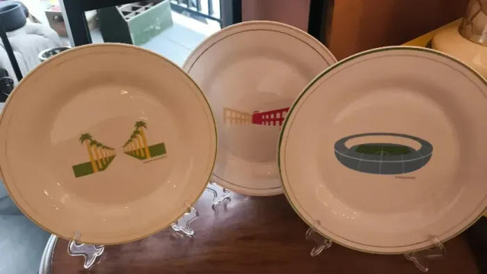 Pratos decorativos painsagens Rio de Janeiro